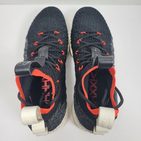 Nike Lebron XV 15 Bright Crimson Men's Black Red Sneakers AQ2363-002 US Sz 11.5 - Picture 5 of 8